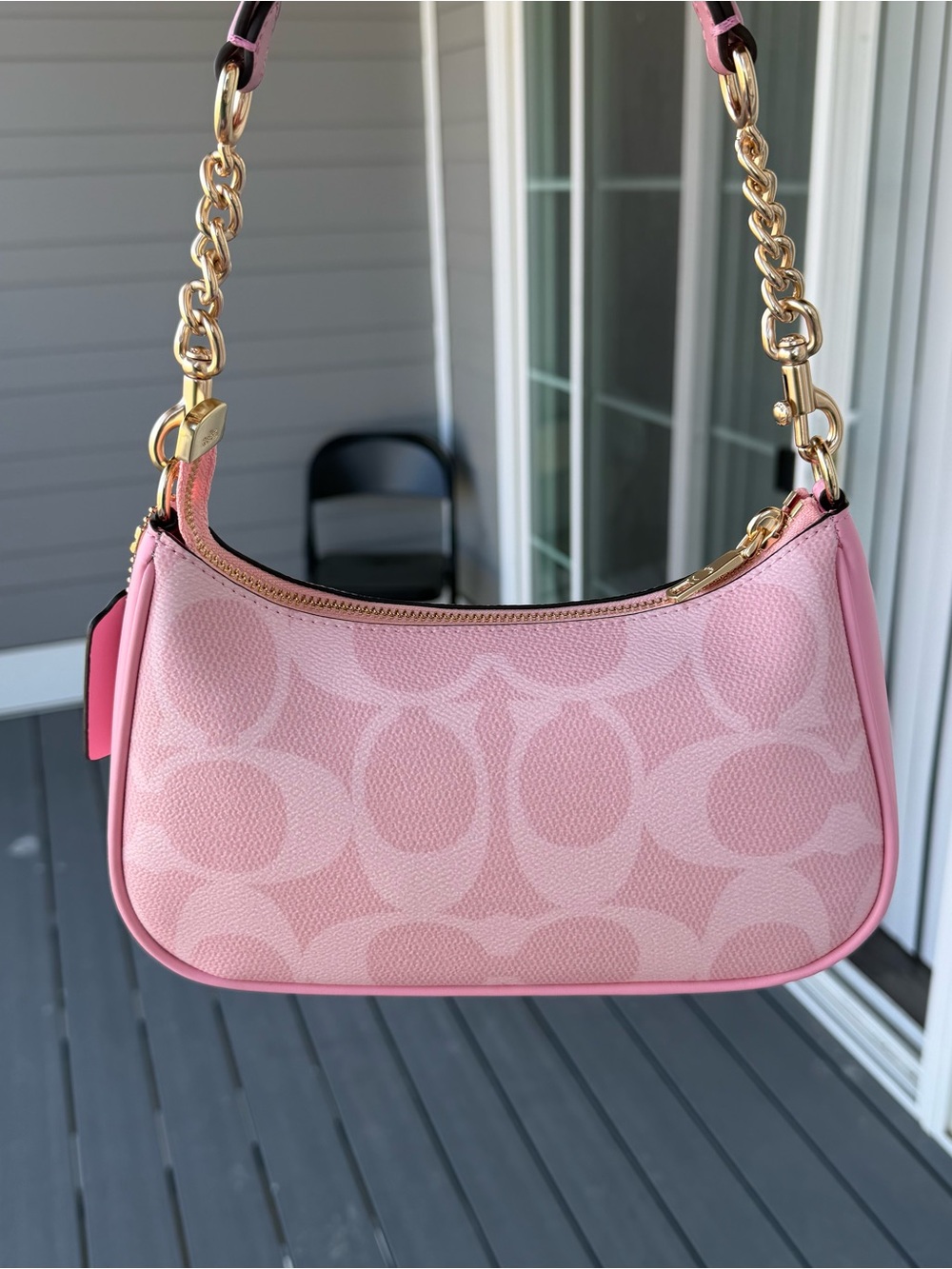 Coach Pink Teri shoulder bag - Picture 4 of 7